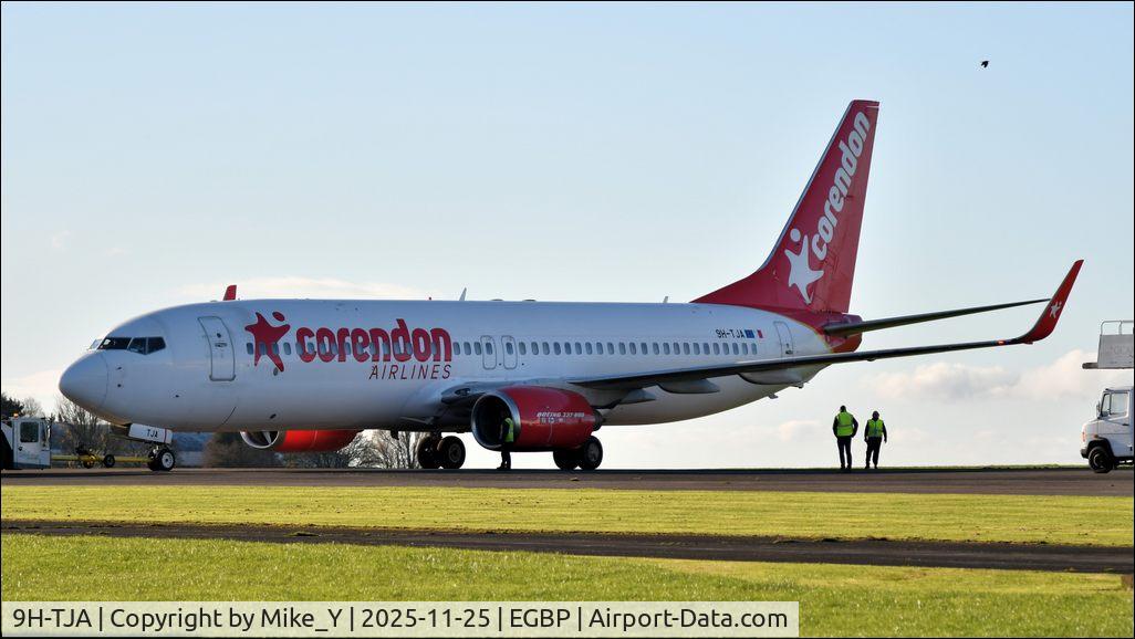Aircraft 9H-TJA, 2006 Boeing 737-8F2, c/n 34409 l/n 1924, 2006 Boeing 737-8F2 at Cotswold Airport pending storage, at EGBP, photo by Mike_Y