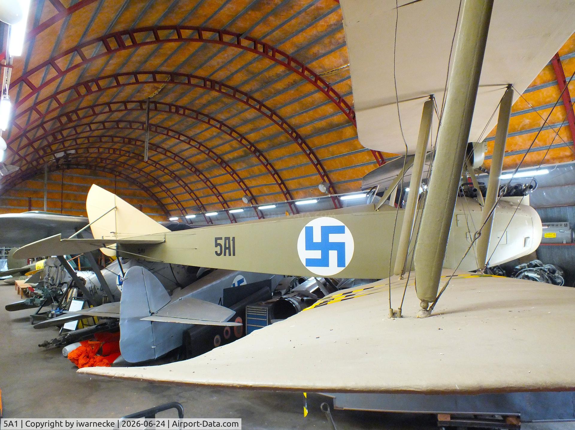 Aircraft 5A1, Rumpler 6B2, c/n not found_5A1, Rumpler 6B-2 (prop dismounted) at the Hallinportti Ilmailumuseo (Halli Aviation Museum), Halli-Kuorevesi, photo by iwarnecke