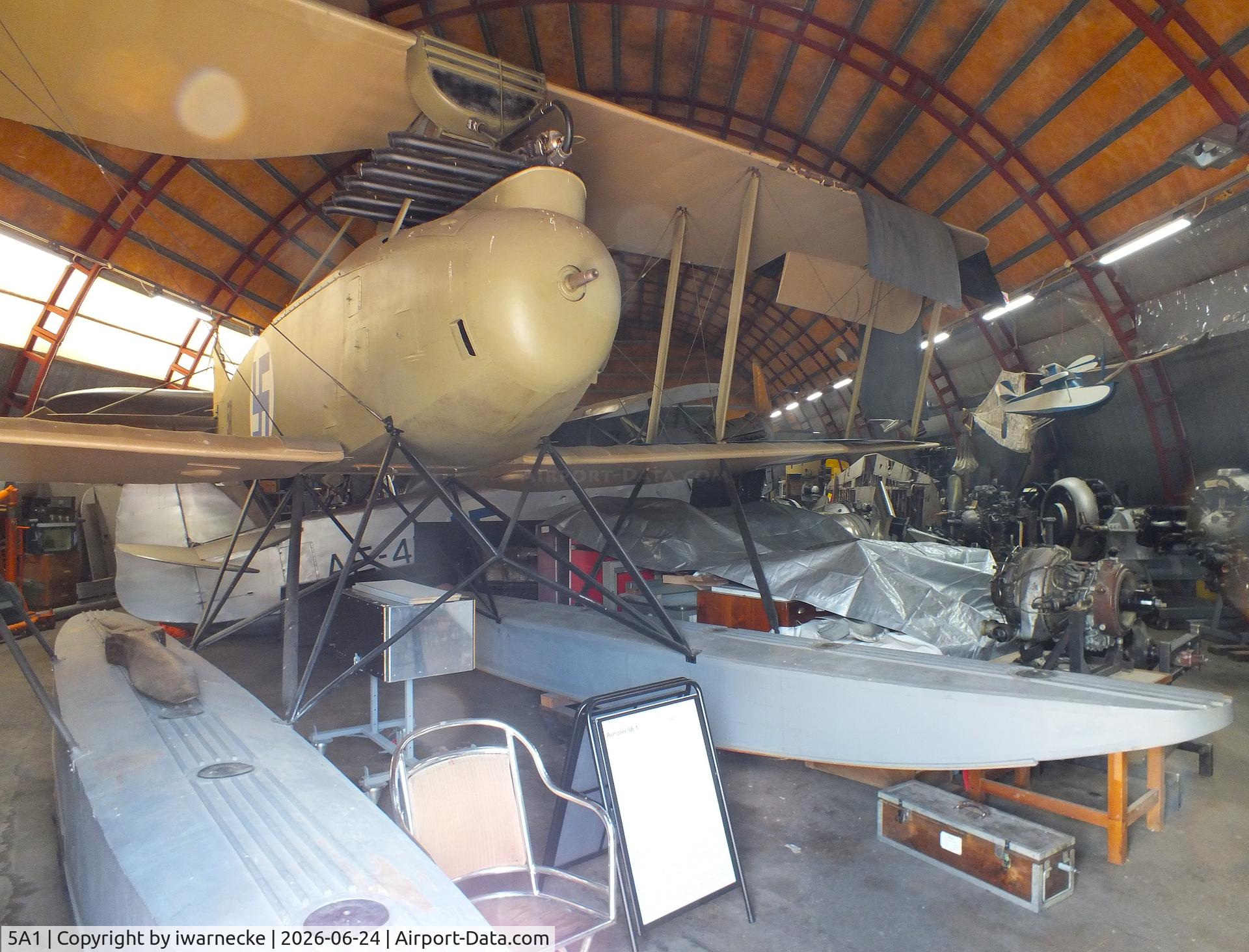 Aircraft 5A1, Rumpler 6B2, c/n not found_5A1, Rumpler 6B-2 (prop dismounted) at the Hallinportti Ilmailumuseo (Halli Aviation Museum), Halli-Kuorevesi, photo by iwarnecke