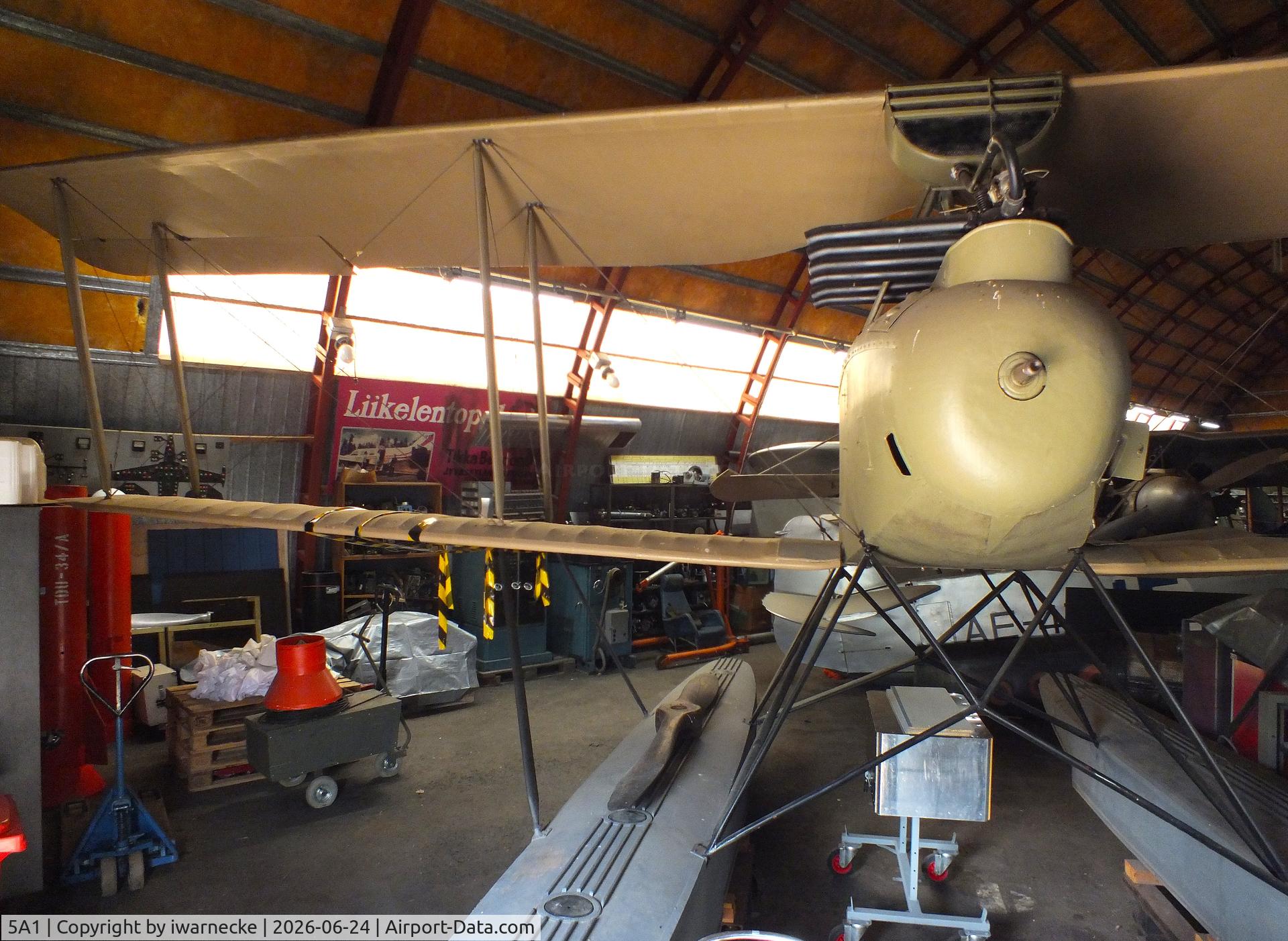 Aircraft 5A1, Rumpler 6B2, c/n not found_5A1, Rumpler 6B-2 (prop dismounted) at the Hallinportti Ilmailumuseo (Halli Aviation Museum), Halli-Kuorevesi, photo by iwarnecke