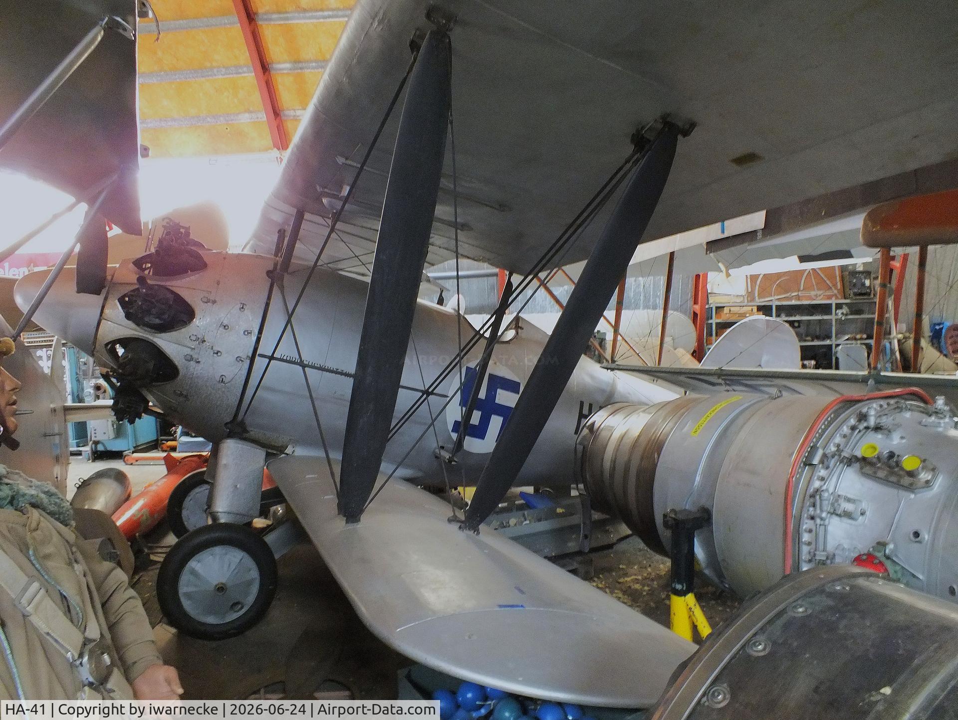 Aircraft HA-41, 1928 Valtion D 27 Haukka II, c/n 02, Valtion lentokonetehdas VL D 27 Haukka II at the Hallinportti Ilmailumuseo (Halli Aviation Museum), Halli-Kuorevesi, photo by iwarnecke