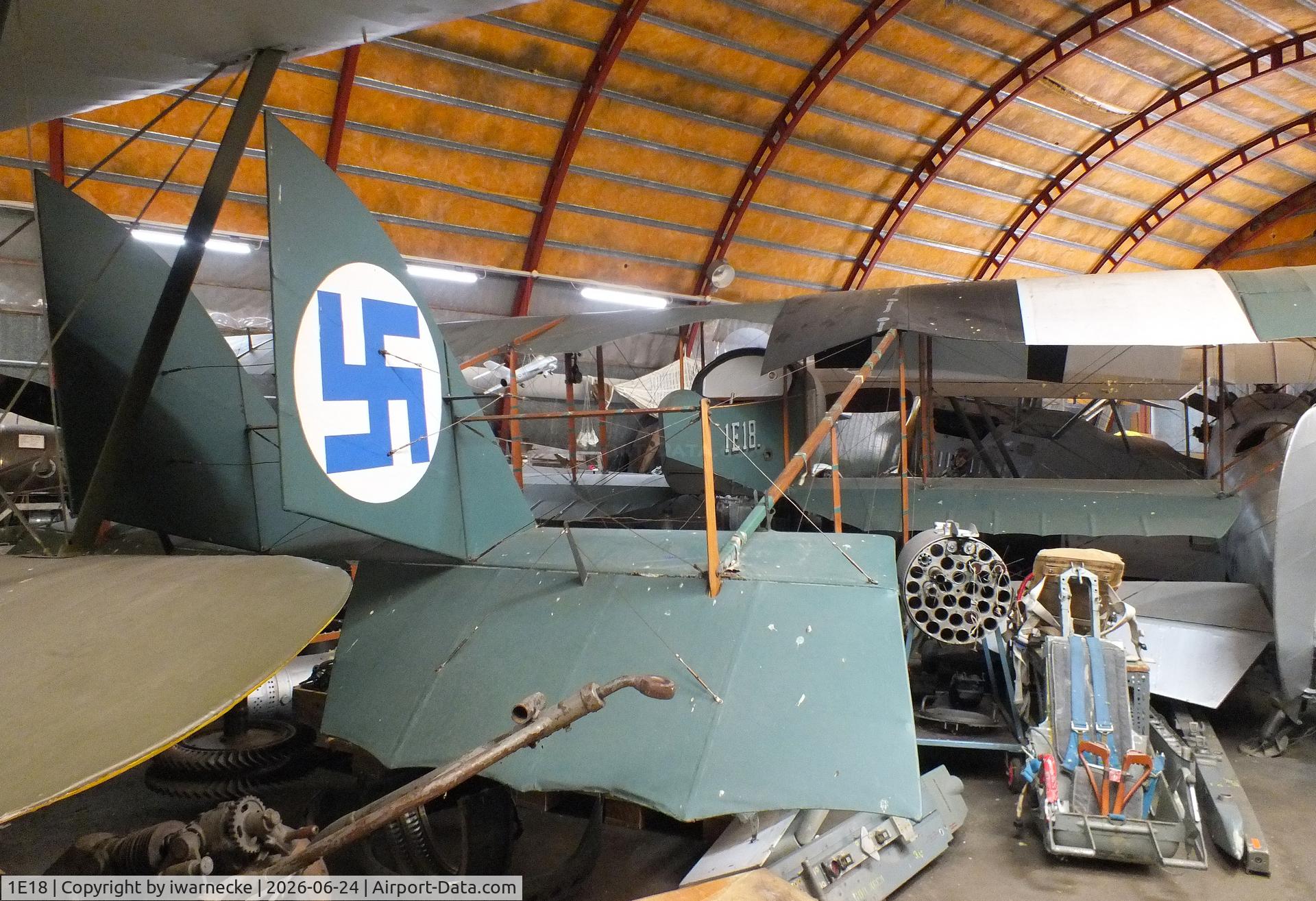 Aircraft 1E18, Caudron G.3, c/n 06, Caudron G.3 at the Hallinportti Ilmailumuseo (Halli Aviation Museum), Halli-Kuorevesi, photo by iwarnecke