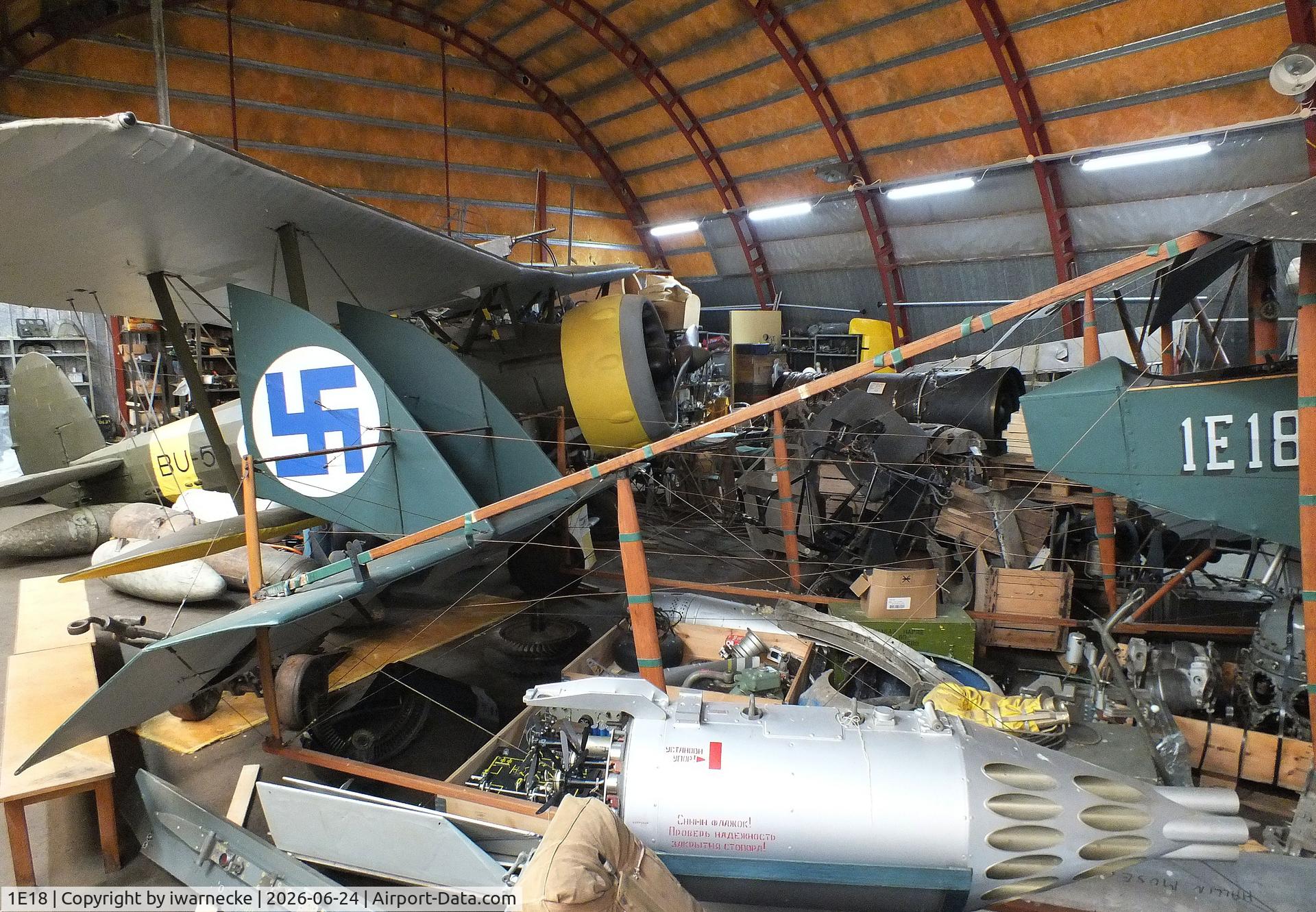 Aircraft 1E18, Caudron G.3, c/n 06, Caudron G.3 at the Hallinportti Ilmailumuseo (Halli Aviation Museum), Halli-Kuorevesi, photo by iwarnecke