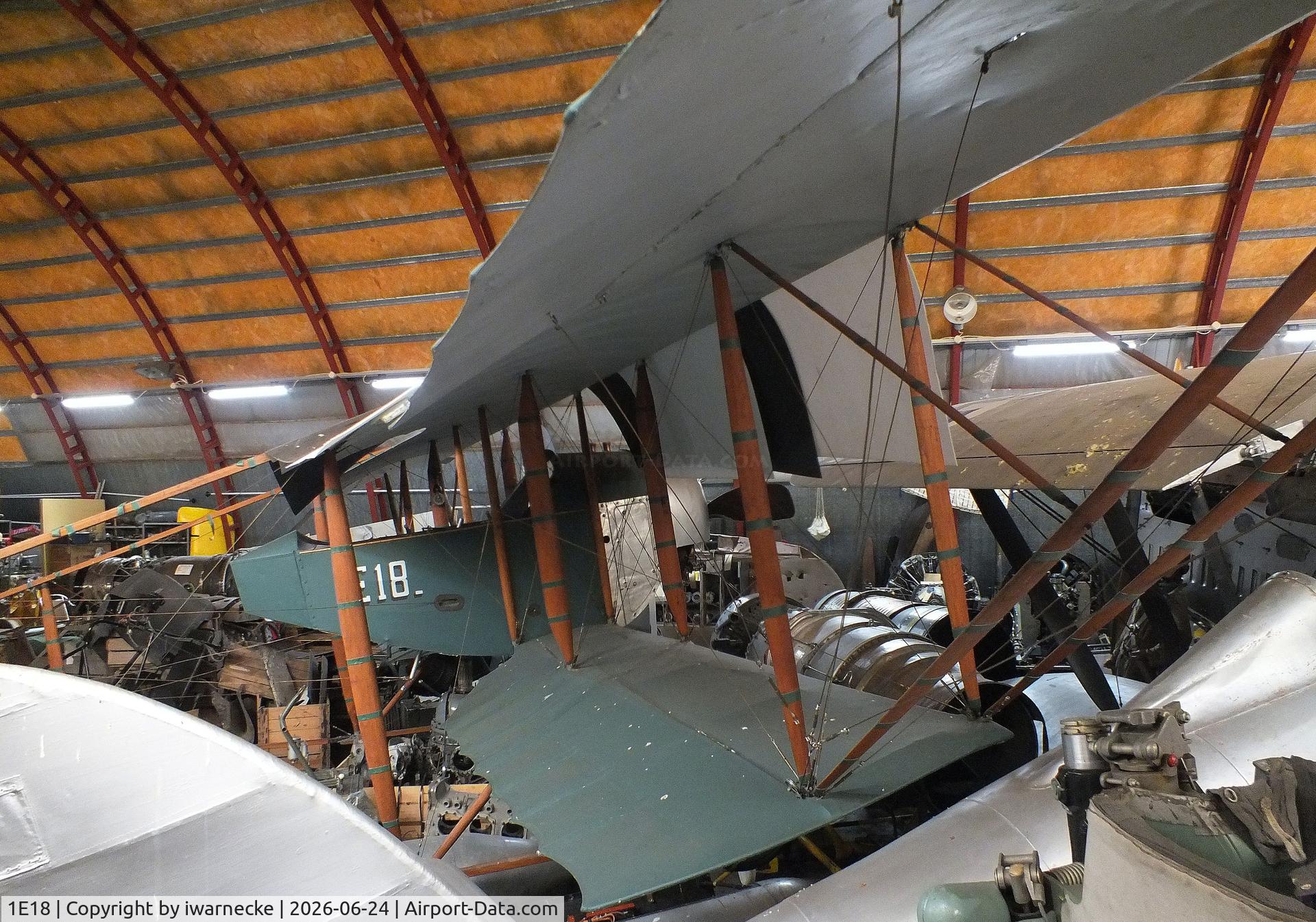Aircraft 1E18, Caudron G.3, c/n 06, Caudron G.3 at the Hallinportti Ilmailumuseo (Halli Aviation Museum), Halli-Kuorevesi, photo by iwarnecke