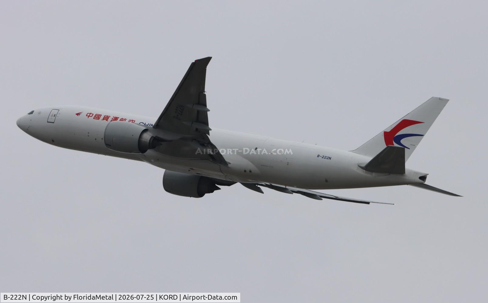Aircraft B-222N, 2022 Boeing 777-F6N, c/n 67796, CKK 77L zx ord-pvg, at KORD, photo by FloridaMetal