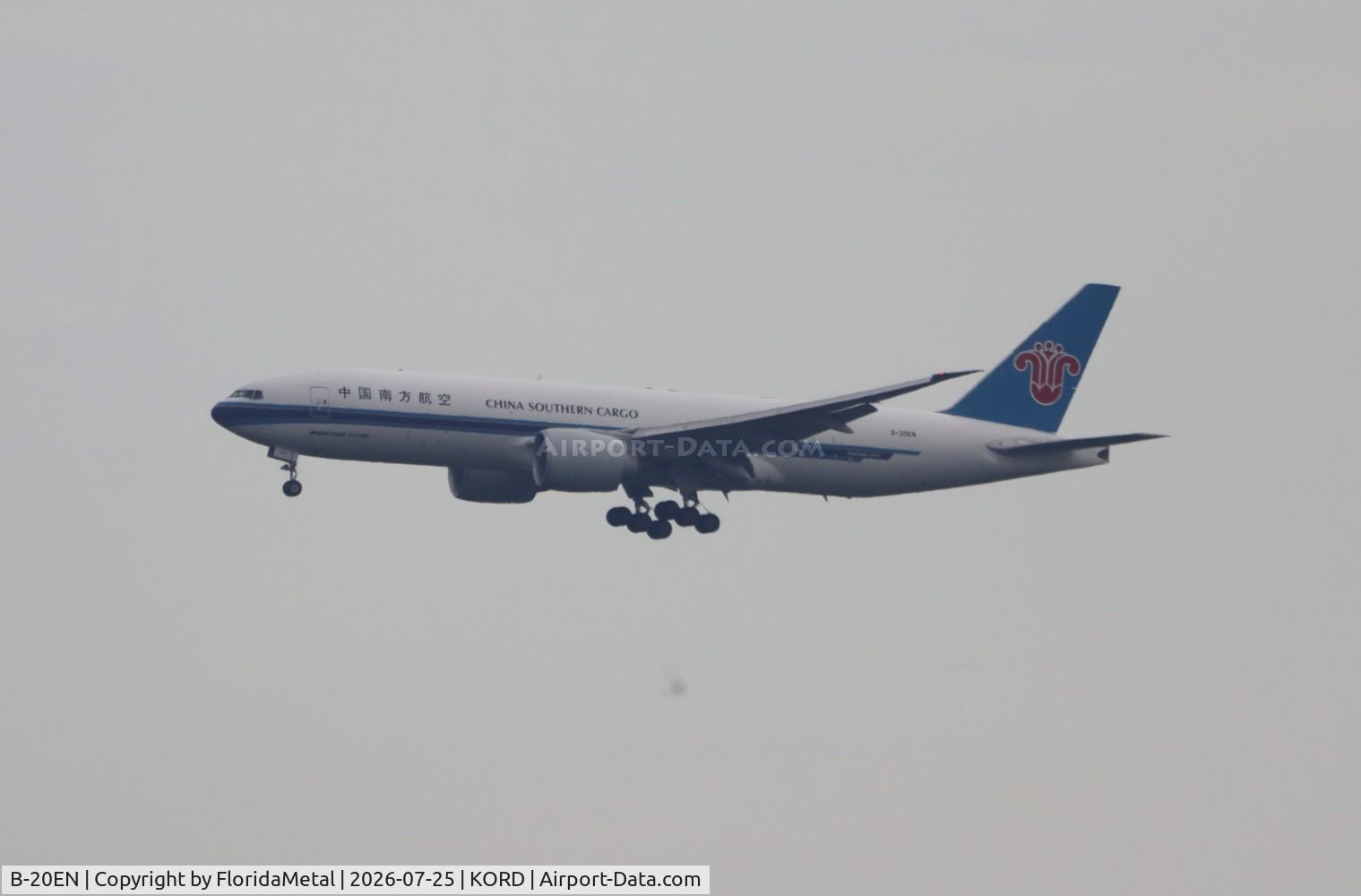 Aircraft B-20EN, 2020 Boeing 777-F1B, c/n 65422 l/n 1650, CSN 77L zx anc-ord, at KORD, photo by FloridaMetal