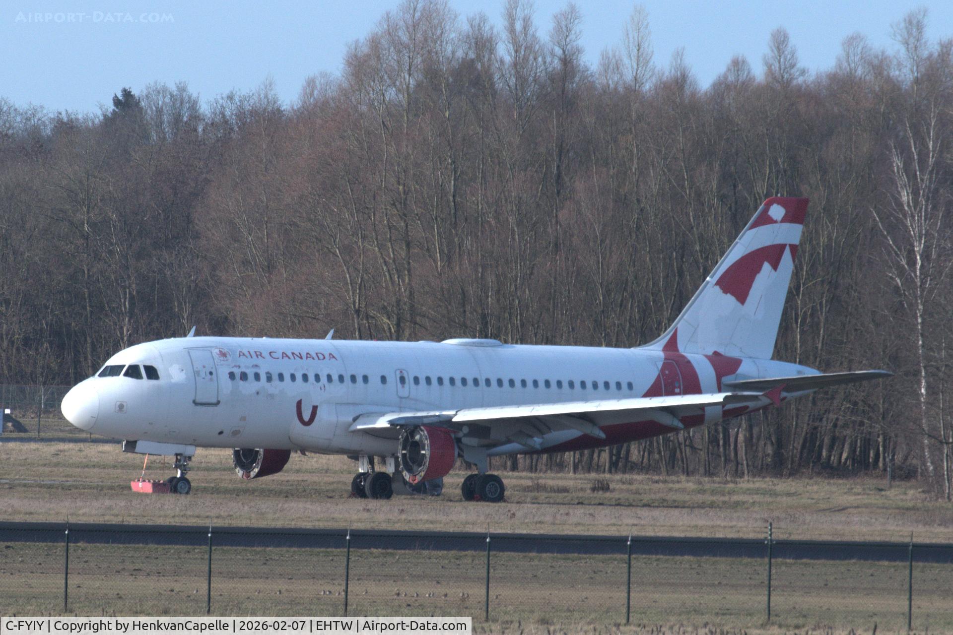 Aircraft C-FYIY, 1996 Airbus A319-114, c/n 634, Airbus A319-114 stored at Twente, for demolition by AELS., at EHTW, photo by HenkvanCapelle