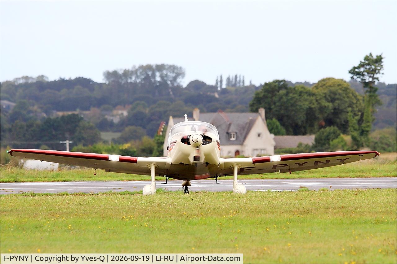 Aircraft F-PYNY, Piel CP-320A Super Emeraude, c/n 412, Piel CP-320A Super Emeraude, Taxiing, Morlaix-Ploujean airport (LFRU-MXN), at LFRU, photo by Yves-Q