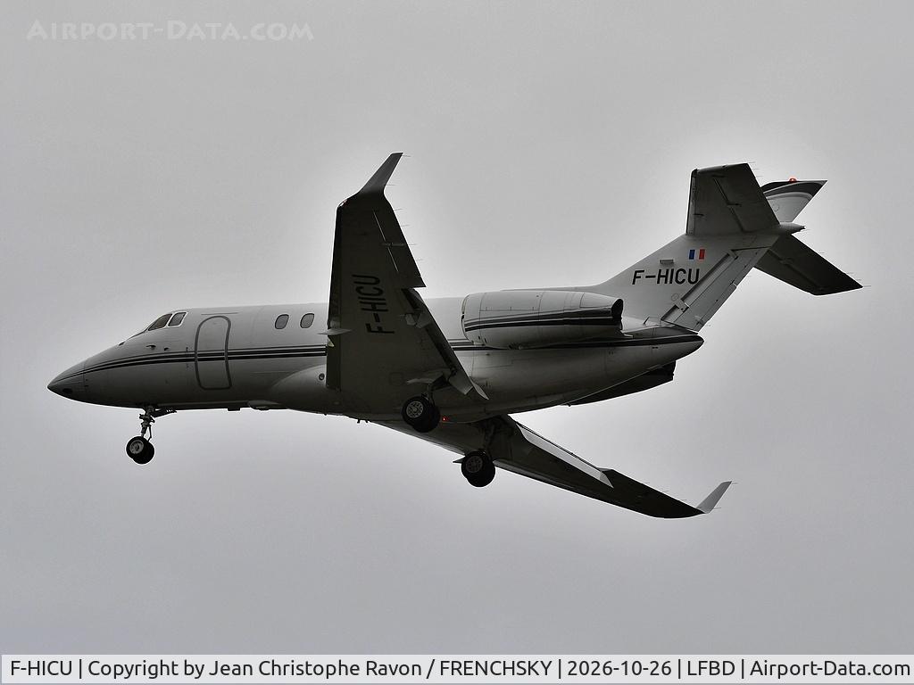 Aircraft F-HICU, 2009 Hawker Beechcraft 900XP, c/n HA-0092, Fuerteventura (FUE) Bordeaux (BOD) (ARL783H), at LFBD, photo by Jean Christophe Ravon / FRENCHSKY