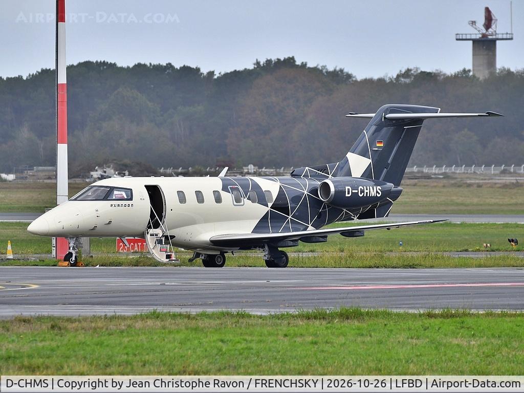 Aircraft D-CHMS, 2021 Pilatus PC-24, c/n 221, Bordeaux (BOD) Reus (REU) (PTN62A), at LFBD, photo by Jean Christophe Ravon / FRENCHSKY