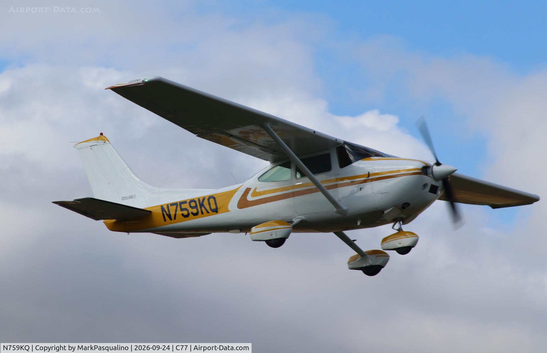 Aircraft N759KQ, 1977 Cessna 182Q Skylane, c/n 18266058, Cessna 182Q, at C77, photo by MarkPasqualino