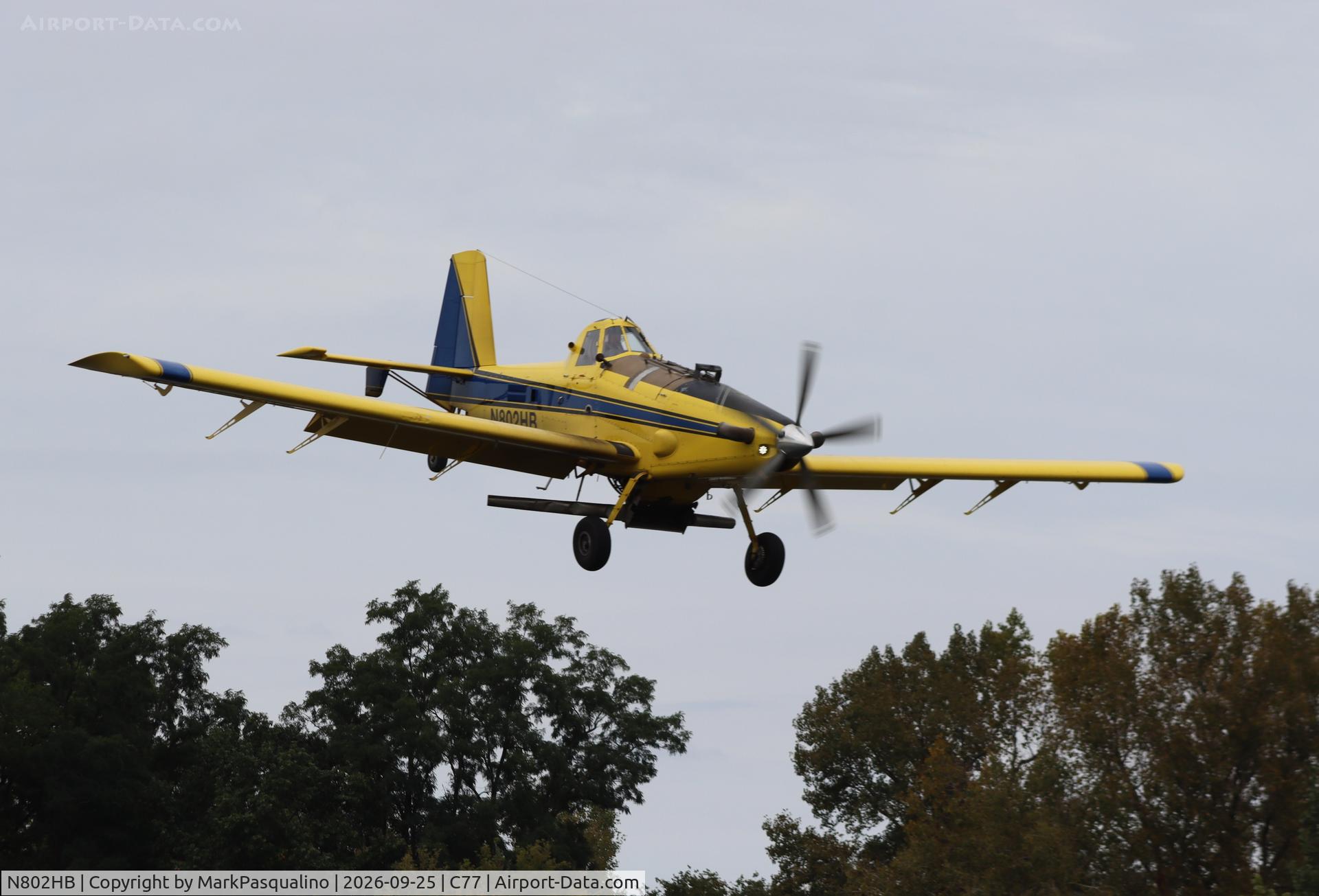 Aircraft N802HB, 2014 Air Tractor Inc AT-802A, c/n 802A-0547, Air Tractor AT-802A, at C77, photo by MarkPasqualino