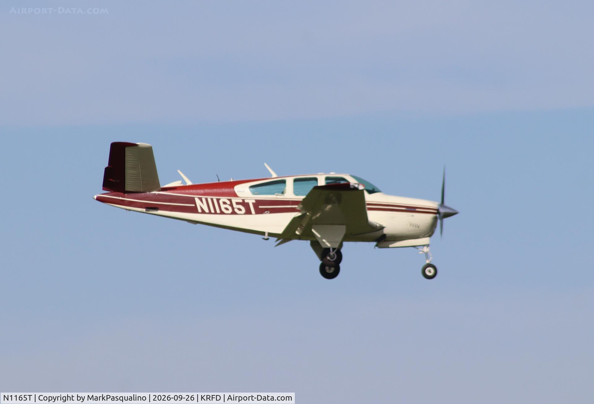 Aircraft N1165T, 1975 Beech V35B Bonanza, c/n D-9754, Beech V35B, at KRFD, photo by MarkPasqualino