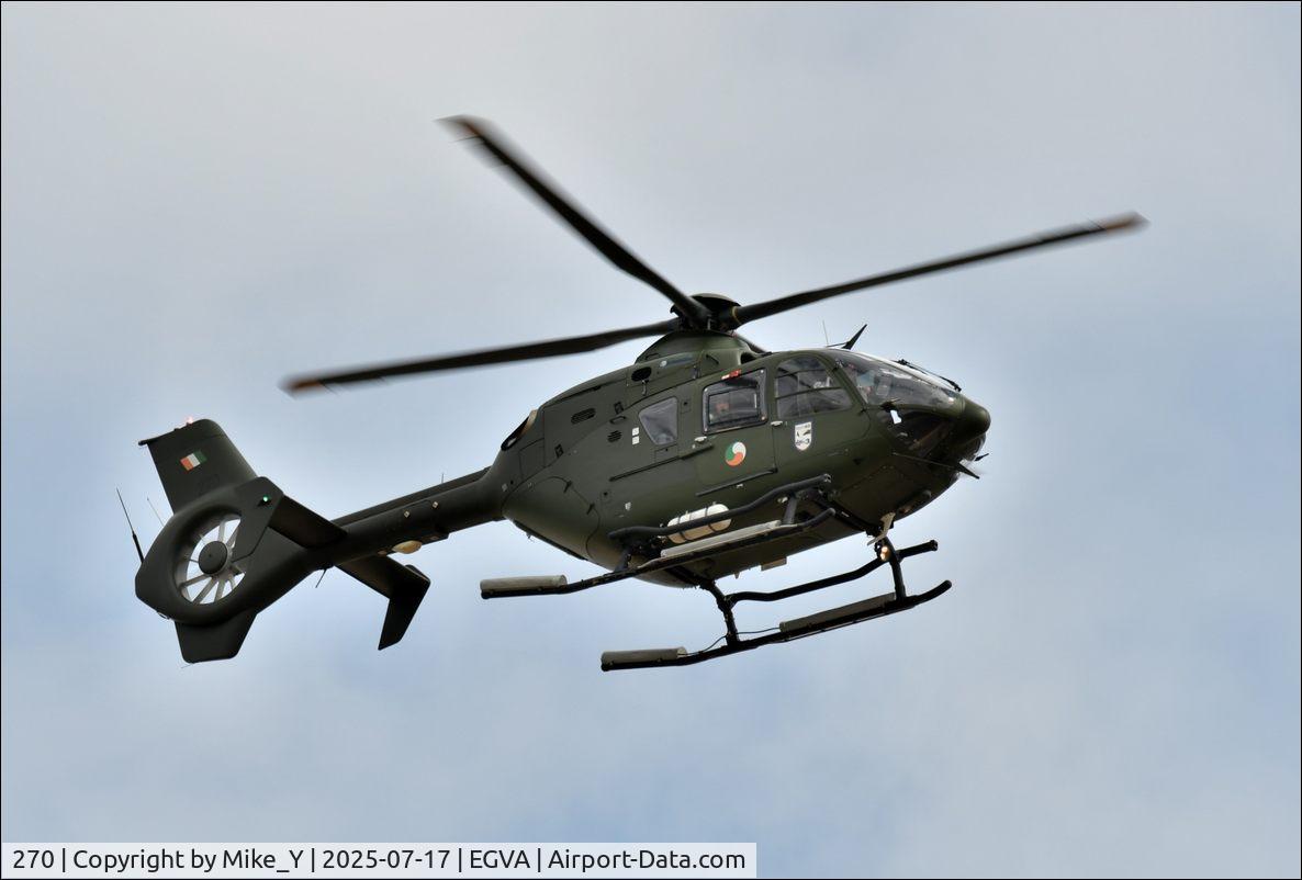 Aircraft 270, Eurocopter EC-135P-2+, c/n 0425, 2005 Eurocopter EC-135P-2+ of the Irish Air Corps arriving at RAF Fairford for RIAT 2025, at EGVA, photo by Mike_Y