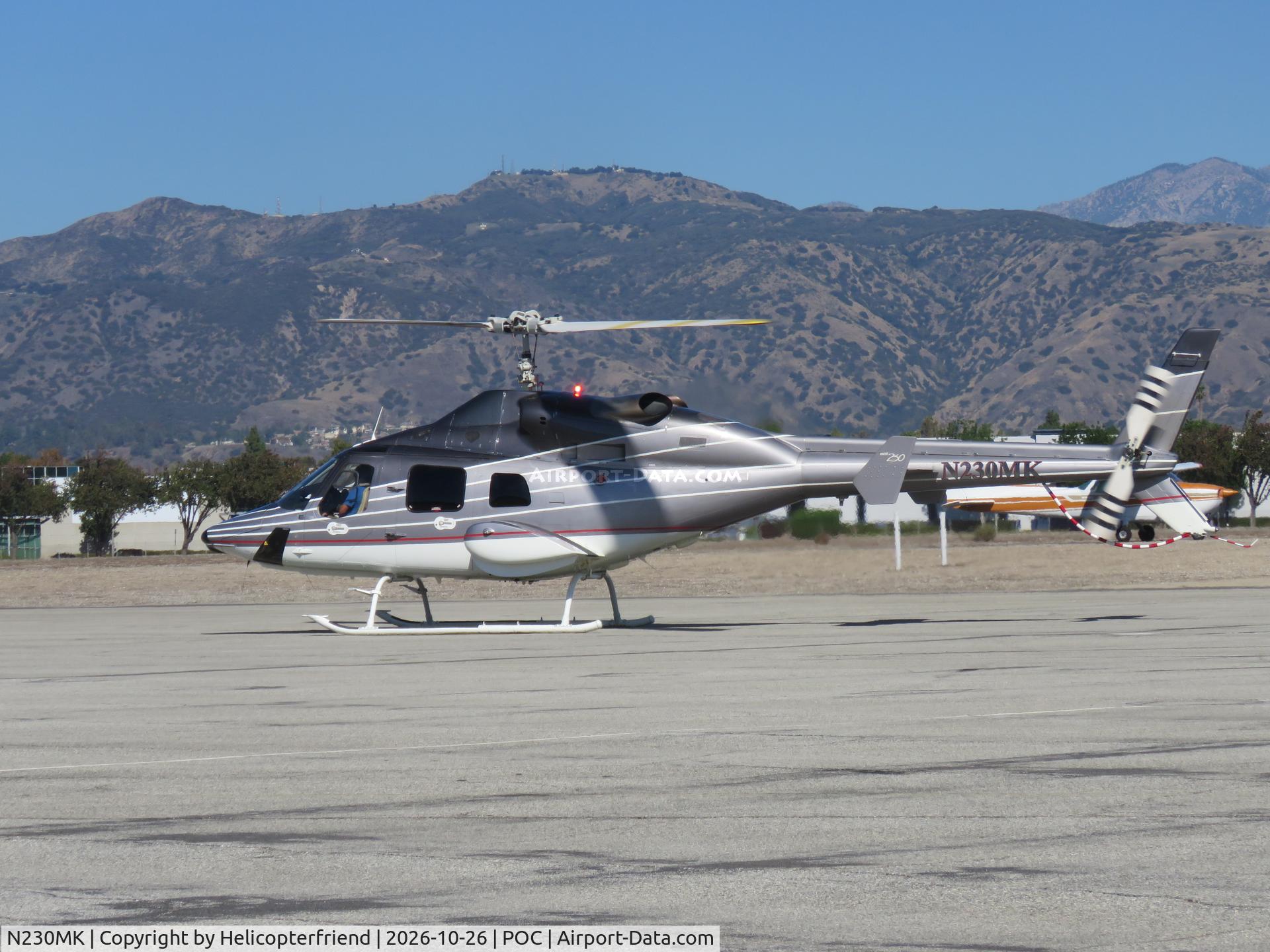 Aircraft N230MK, 1995 Bell 230, c/n 23035, Landed on the south side, at POC, photo by Helicopterfriend