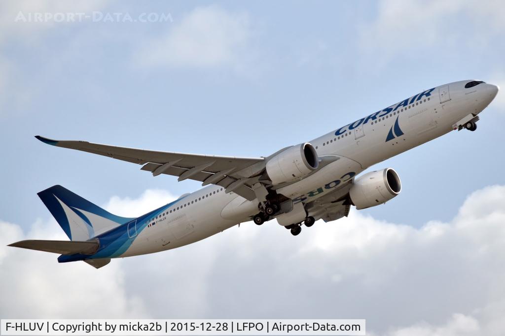Aircraft F-HLUV, 2022 Airbus A330-941, c/n 2009, Take off, at LFPO, photo by micka2b