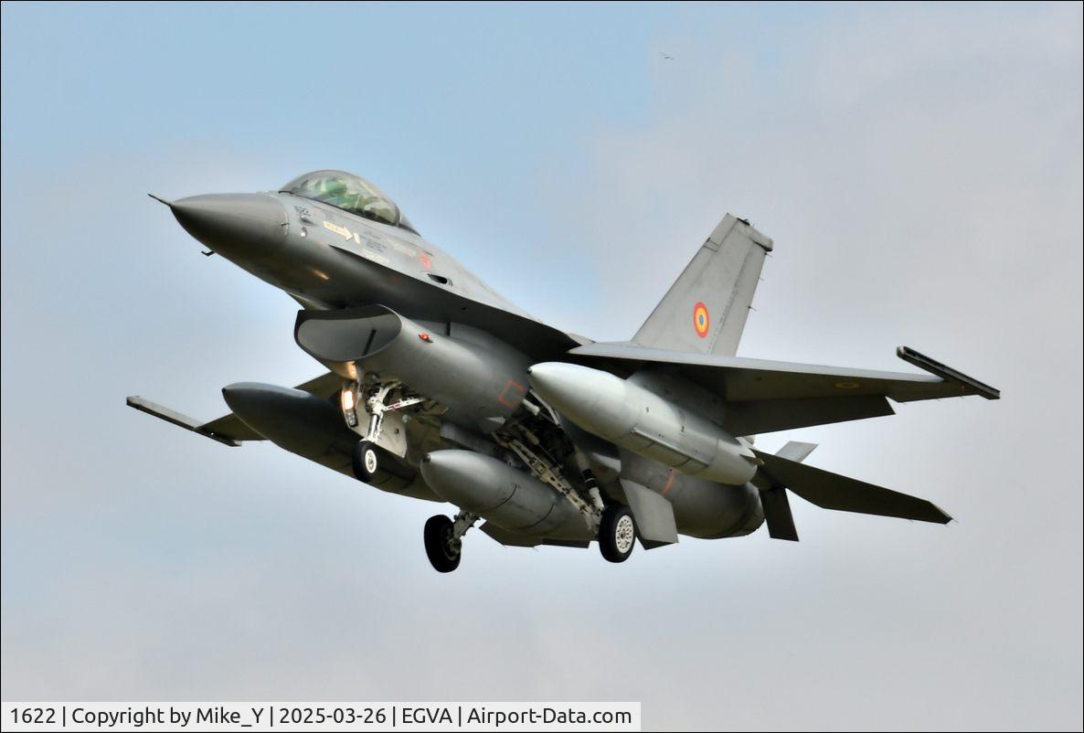 Aircraft 1622, General Dynamics F-16AM Fighting Falcon, c/n 06K-18, F-16AM of the Romanian Air Force arriving at RAF Fairford, at EGVA, photo by Mike_Y