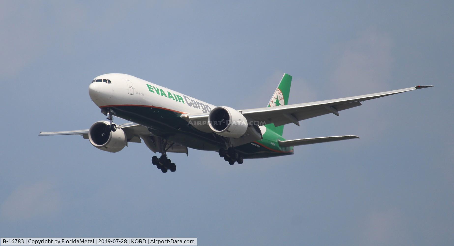 Aircraft B-16783, 2018 Boeing 777-F5E, c/n 62826 l/n 1568, EVA Cargo 77L zx anc-ord, at KORD, photo by FloridaMetal