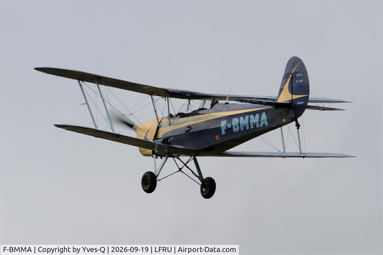 Aircraft F-BMMA, Stampe-Vertongen SV-4A, c/n 630, Stampe-Vertongen SV-4A, On display, Morlaix-Ploujean airport (LFRU-MXN), at LFRU, photo by Yves-Q