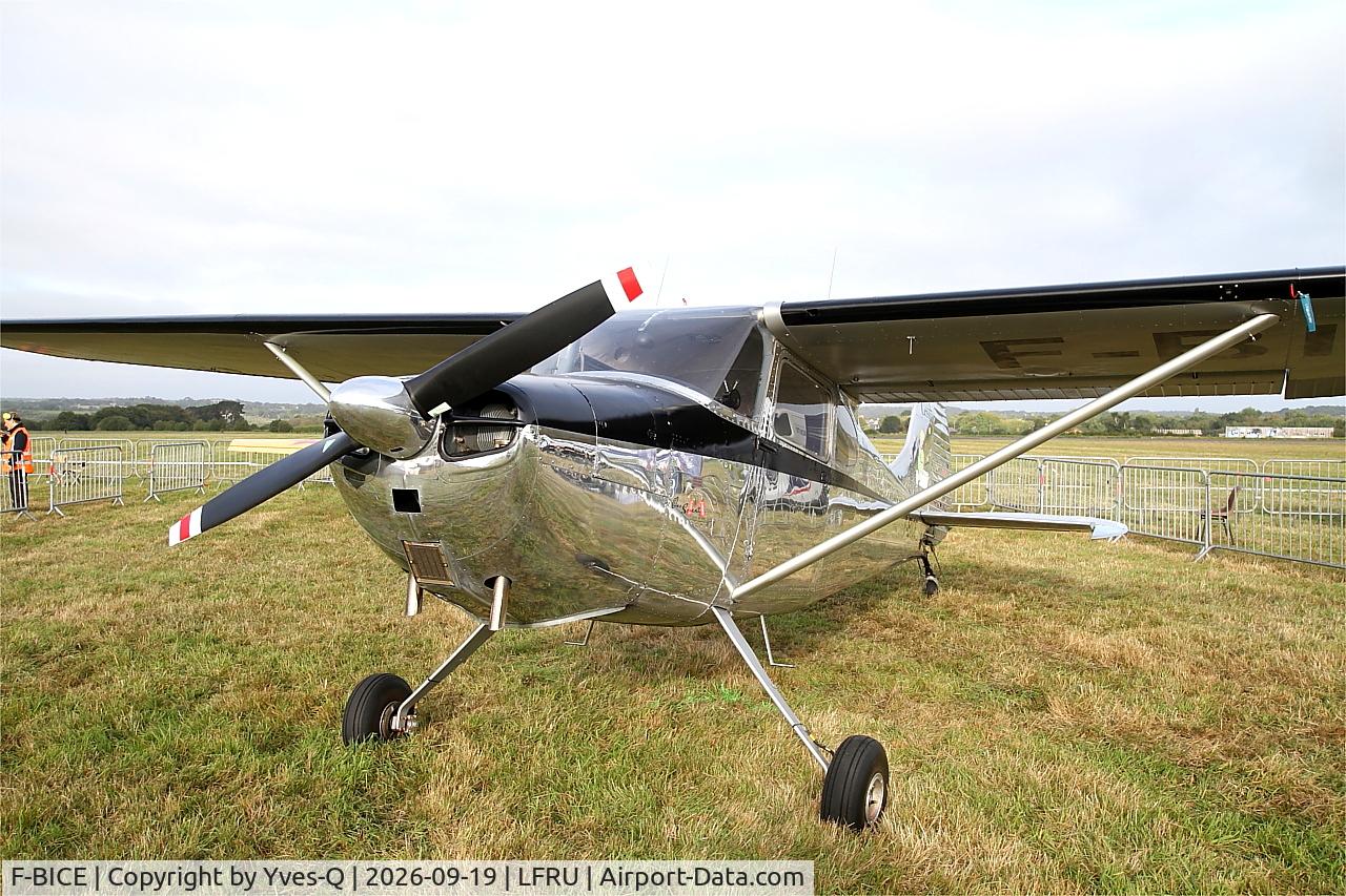 Aircraft F-BICE, Cessna 170B, c/n 26436, Cessna 170B, Static display, Morlaix-Ploujean airport (LFRU-MXN), at LFRU, photo by Yves-Q