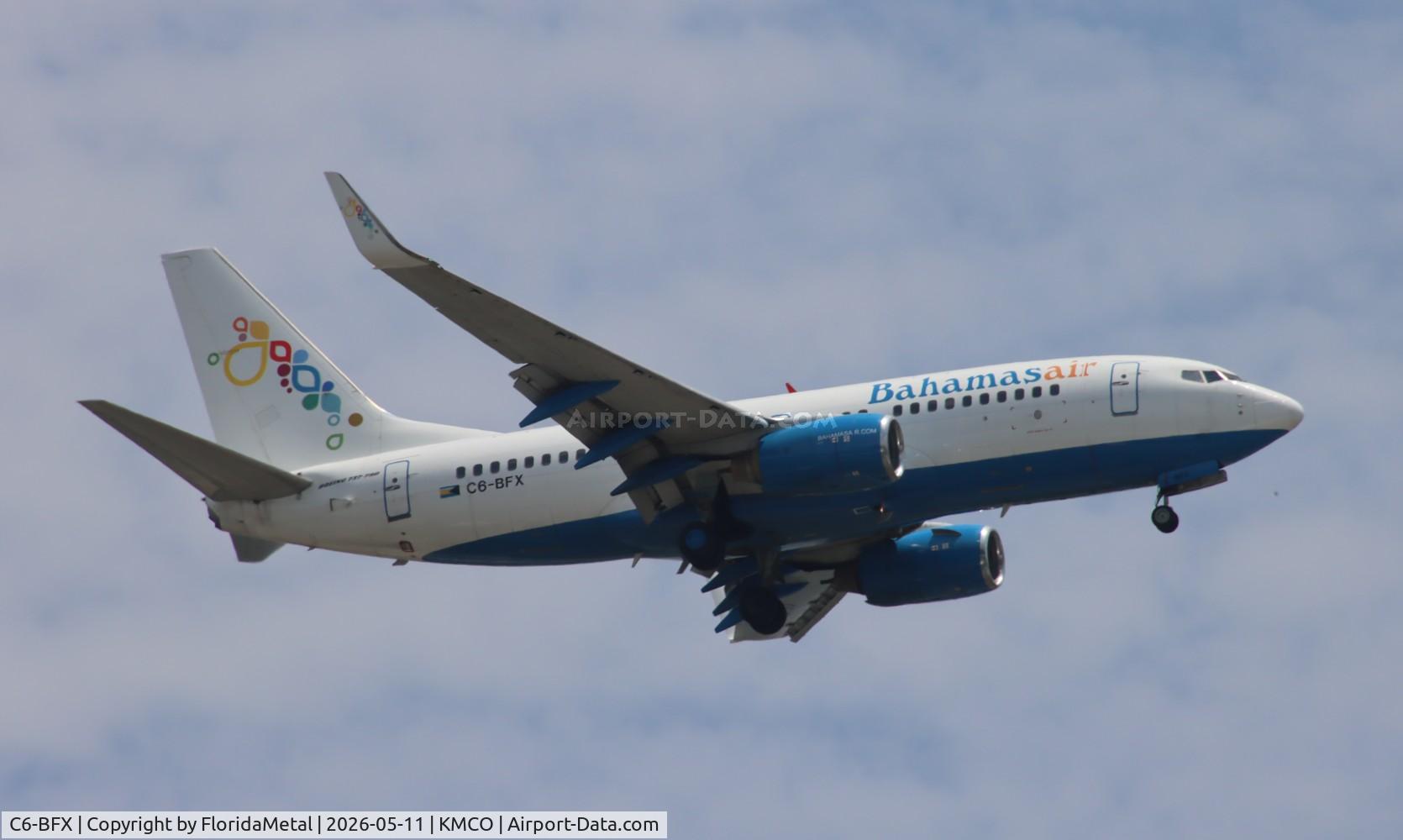 Aircraft C6-BFX, 2003 Boeing 737-790, c/n 30662, BHS 737 zx NAS-MCO, at KMCO, photo by FloridaMetal
