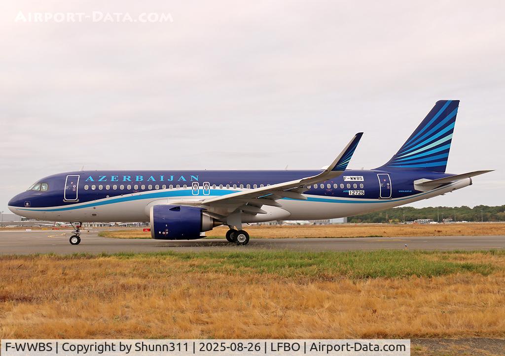 Aircraft F-WWBS, 2025 Airbus A320-251N, c/n 12725, C/n 12725 - To be VP-BAK, at LFBO, photo by Shunn311