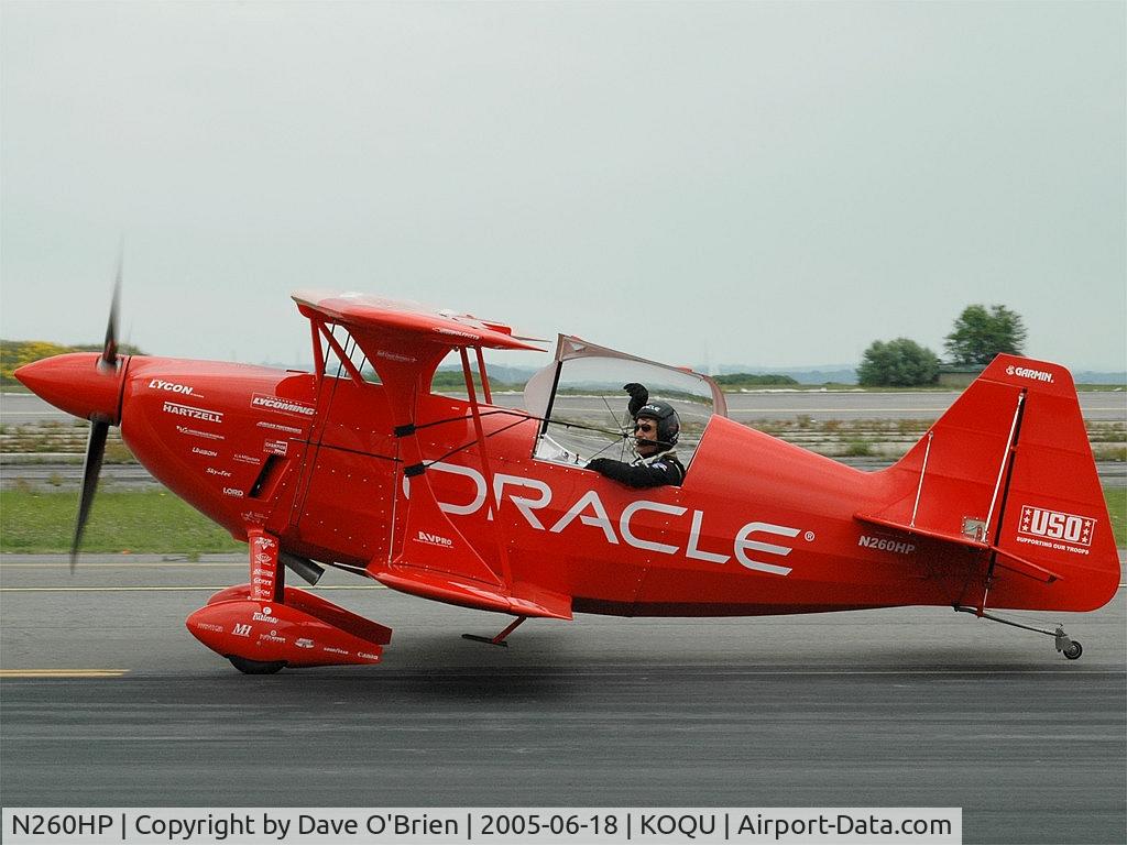 N260HP, 2010 Aviat Pitts S-1S C/N 0001, Shawn D Tucker taxi's back to the hot ramp