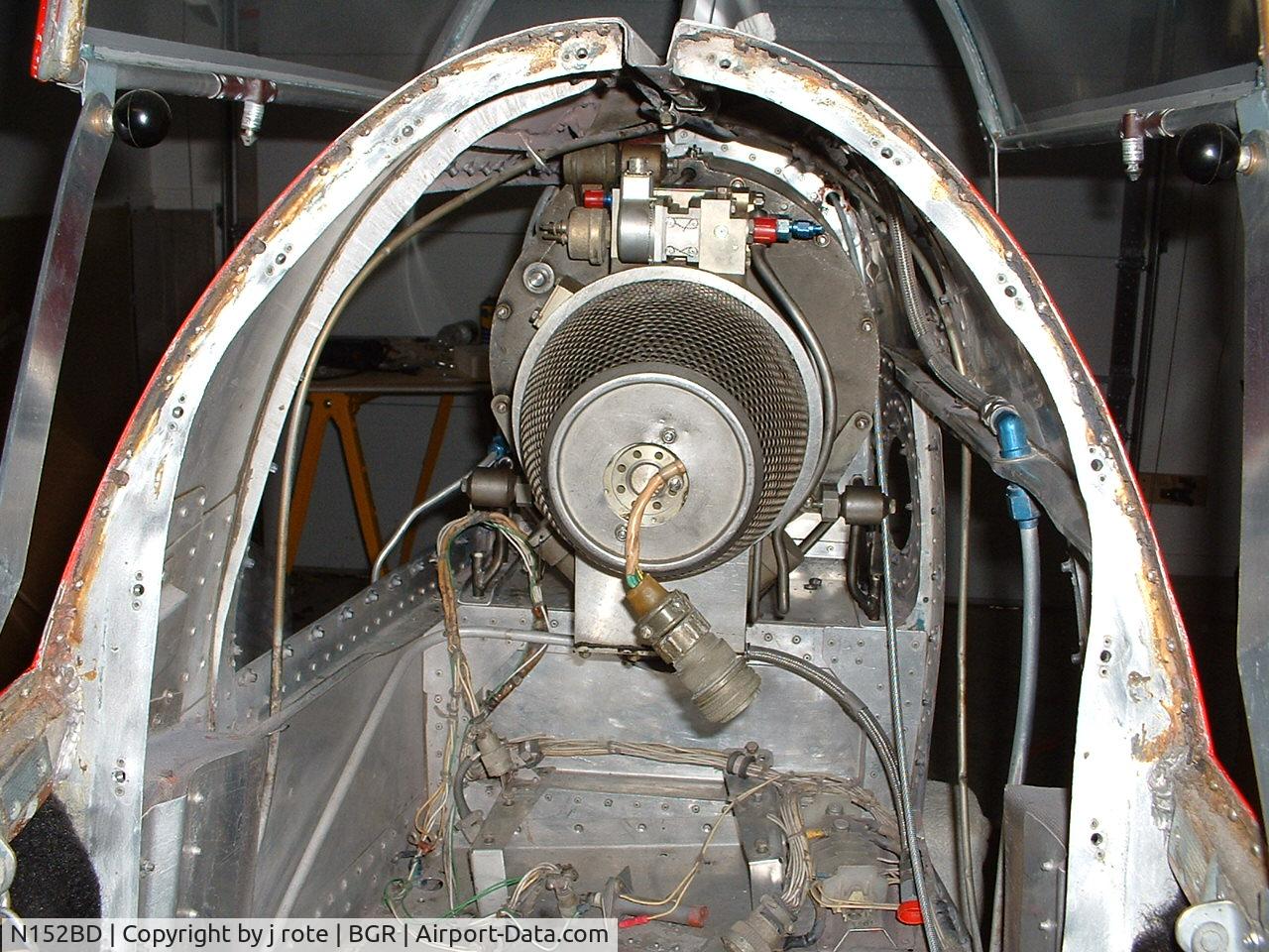 N152BD, 1973 Bede BD-5J C/N 5J-0002, engine install