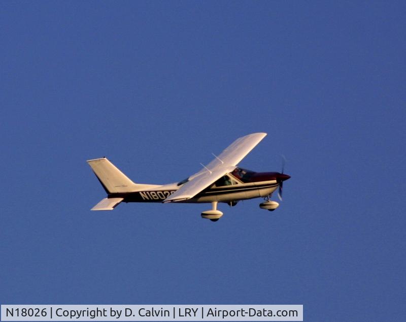 N18026, 1976 Cessna 177B Cardinal C/N 17702525, Cessna 177B , In Flight