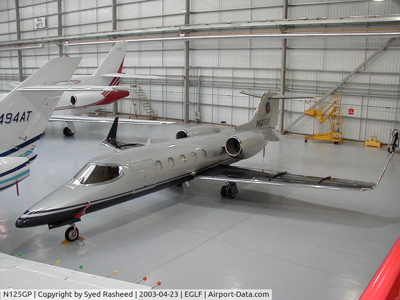 N125GP, 1998 Learjet 31A C/N 31-162, In Hanger # 2 - Farnborough