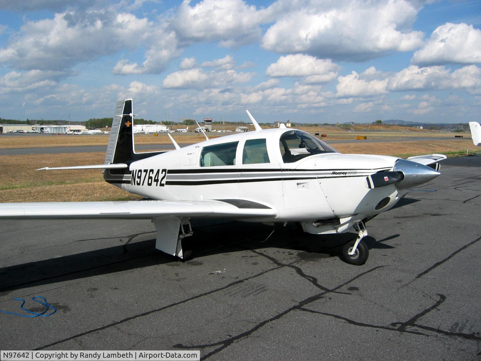 N97642, 1982 Mooney M20J 201 C/N 24-1343, Mooney N97642