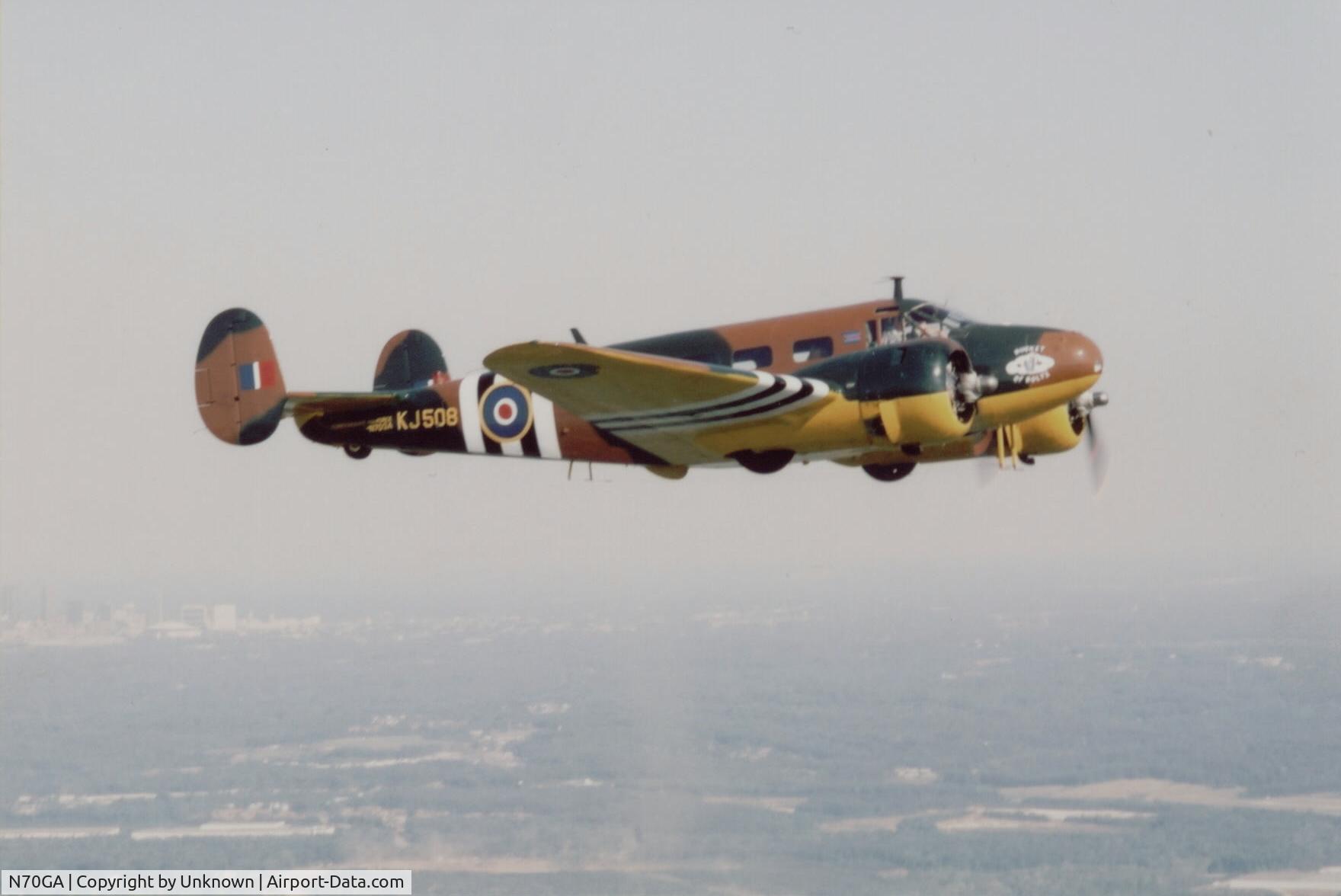 N70GA, 1946 Beech D18S C/N A-177, N70GA in flight