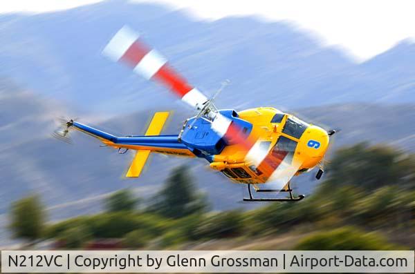 N212VC, 1975 Bell 212 C/N 30693, Beauty shot of copter 9 in a tight turn.