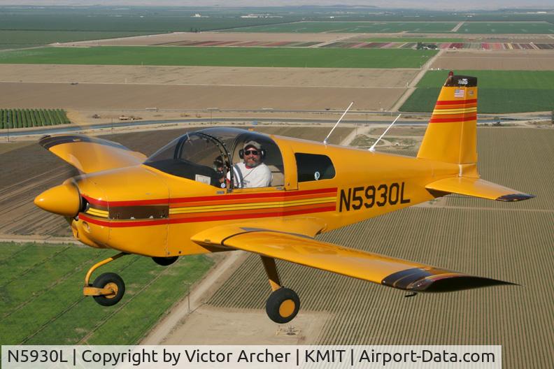 N5930L, 1969 American AA-1 Yankee C/N AA1-0230, Shafter Air To Air