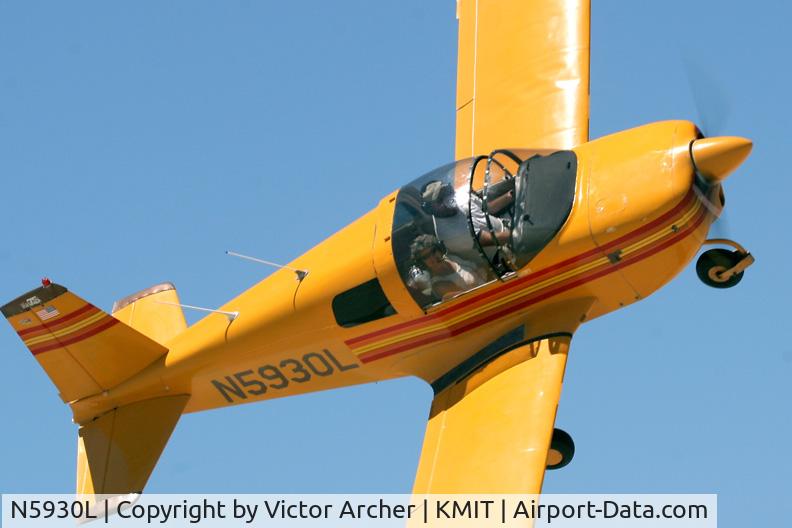 N5930L, 1969 American AA-1 Yankee C/N AA1-0230, Shafter Fly-By