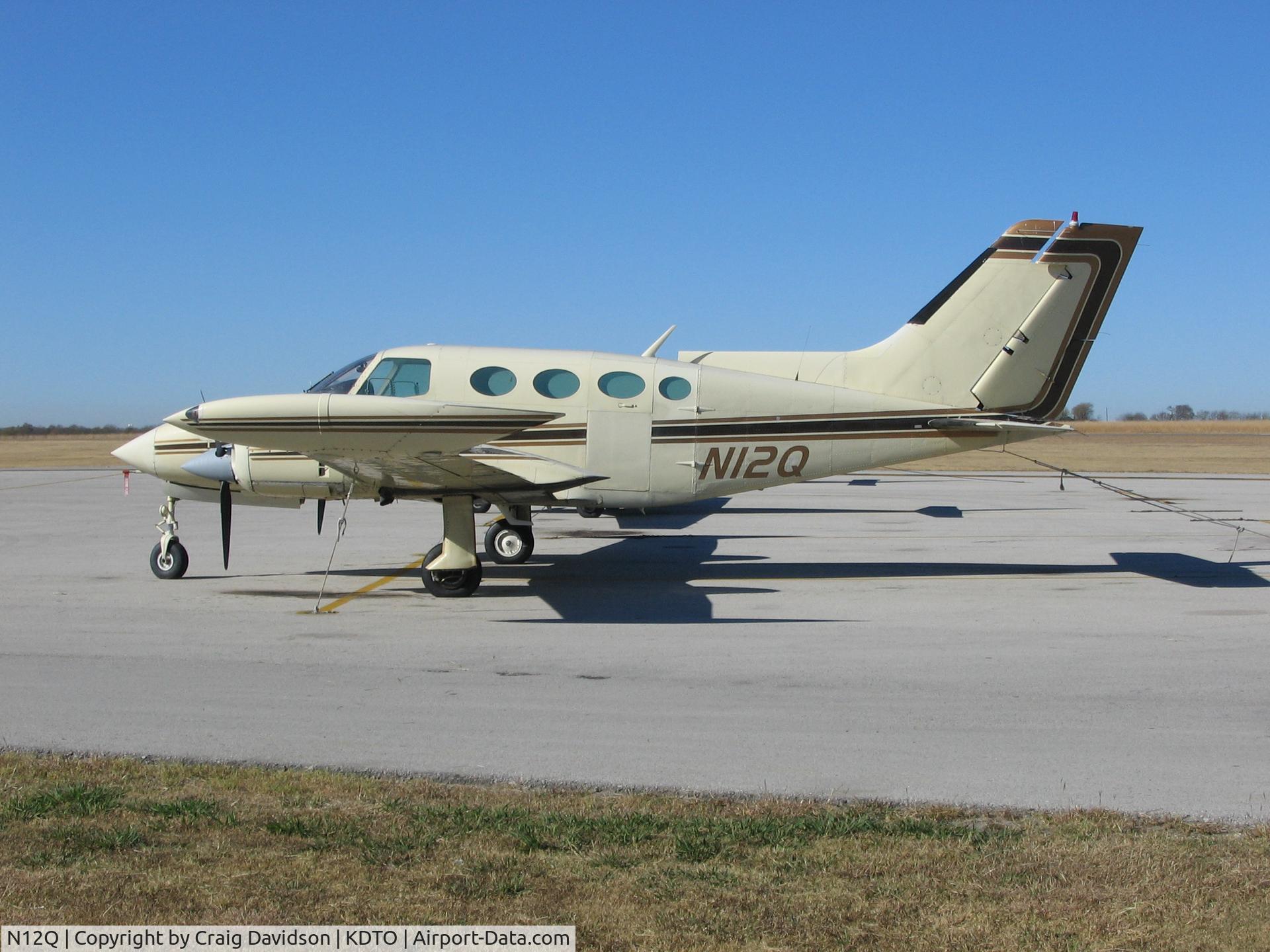 N12Q, 1966 Cessna 401 C/N 401-0014, On the Ramp at KDTO