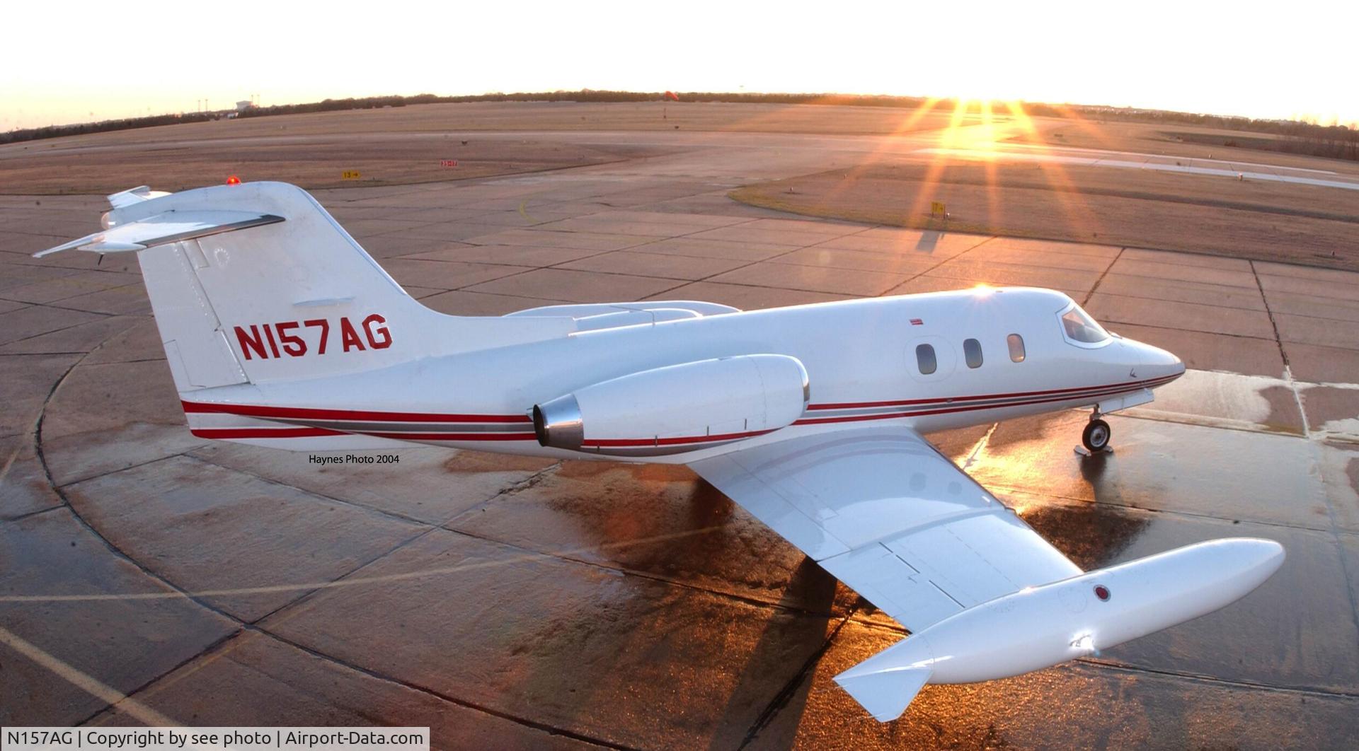 N157AG, 1972 Gates LearJet 24D C/N 252, sunset