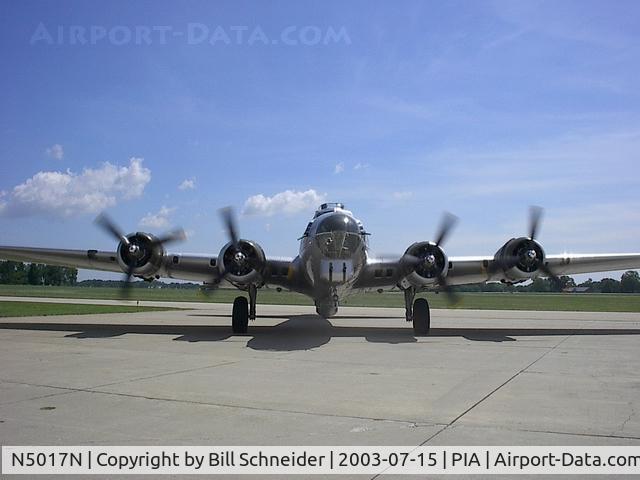 N5017N, 1944 Lockheed/Vega (Boeing) B-17G-105-VE Flying Fortress C/N 8649, B-17G at Peoria, IL