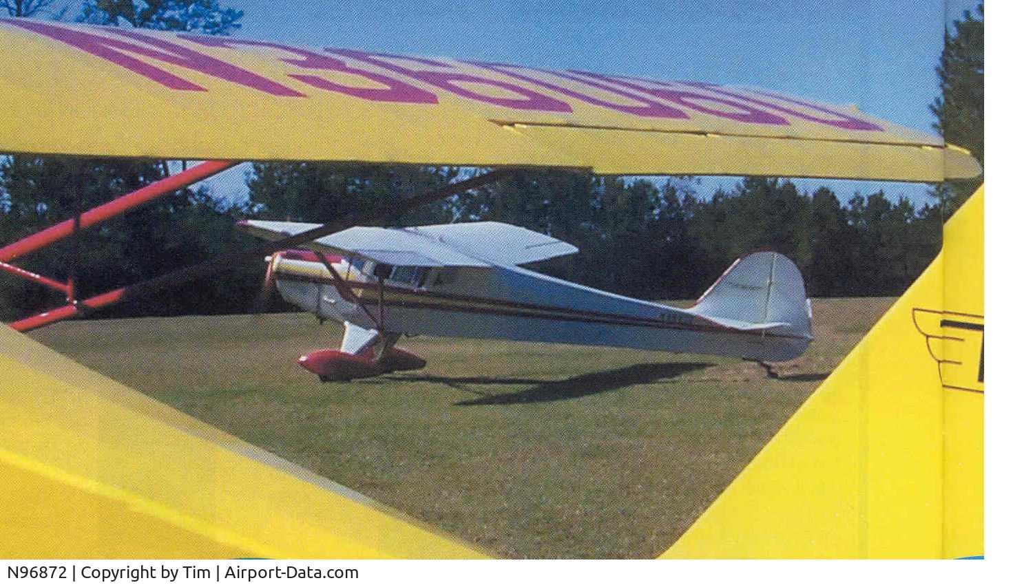 N96872, 1946 Taylorcraft BC12-D C/N 9172, 1946 N96872 bracketed by 1941 N36060