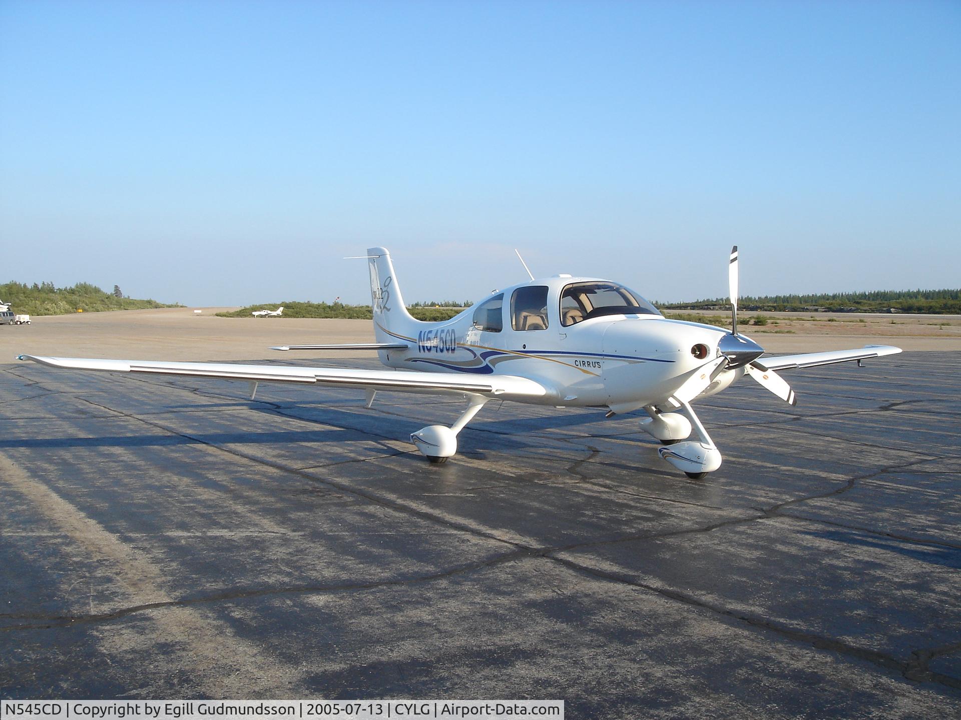 N545CD, 2005 Cirrus SR22 C/N 1508, This picture was taken in La Grand Rivier, Canada during a ferry flight to Iceland