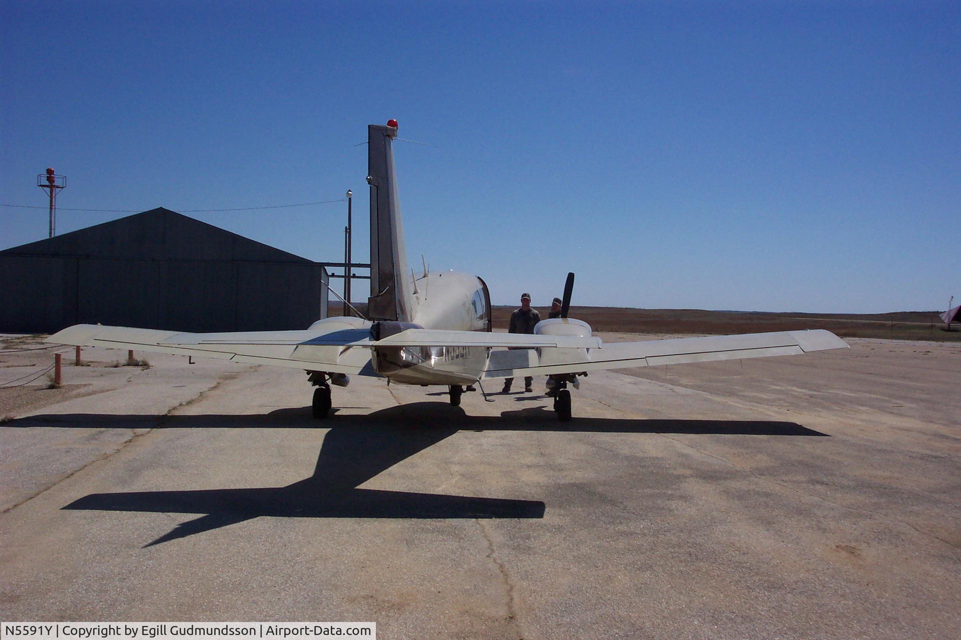 N5591Y, 1964 Piper PA-23-250 C/N 27-2698, Western Oklahoma, Panhandle