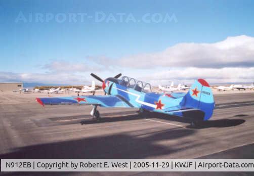 N912EB, 1983 Yakovlev (Aerostar) Yak-52 C/N 832912, YAK-52 in Blue