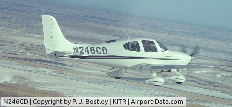 N246CD, 2001 Cirrus SR20 C/N 1147, $100 hamburger flight day of the 100th anniversary of the Wright Brother's first flight.