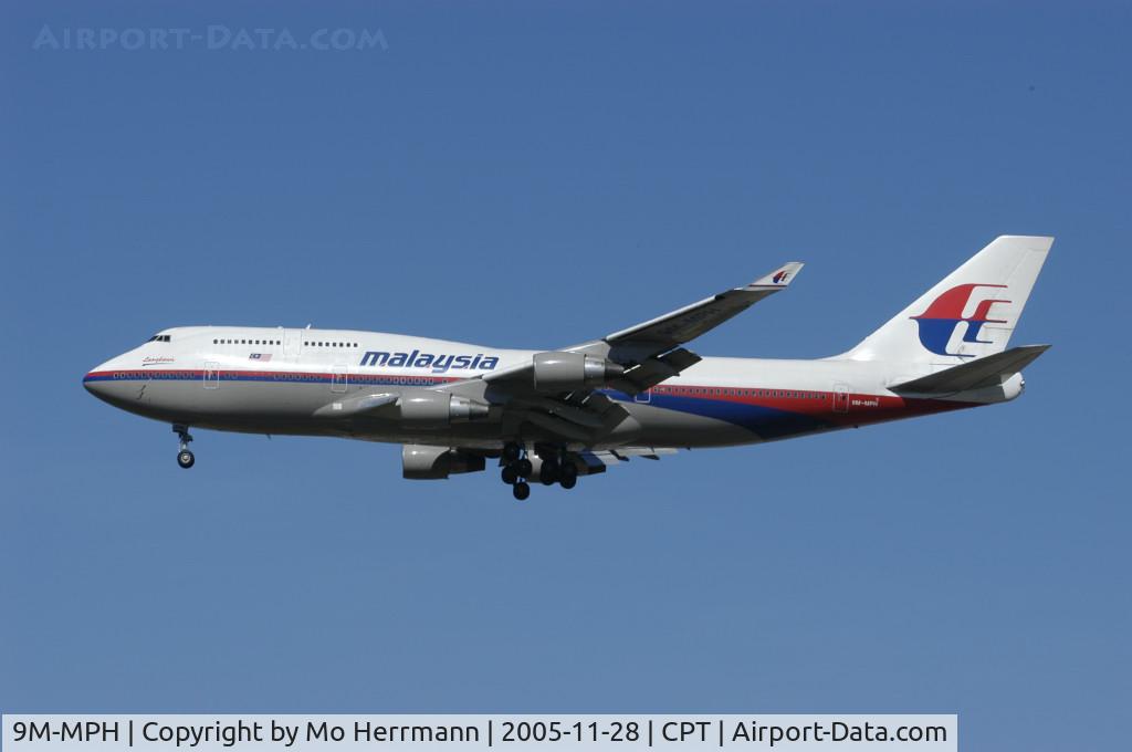 9M-MPH, 1994 Boeing 747-4H6(BDSF) C/N 27044, Malaysia Airlines 747-400