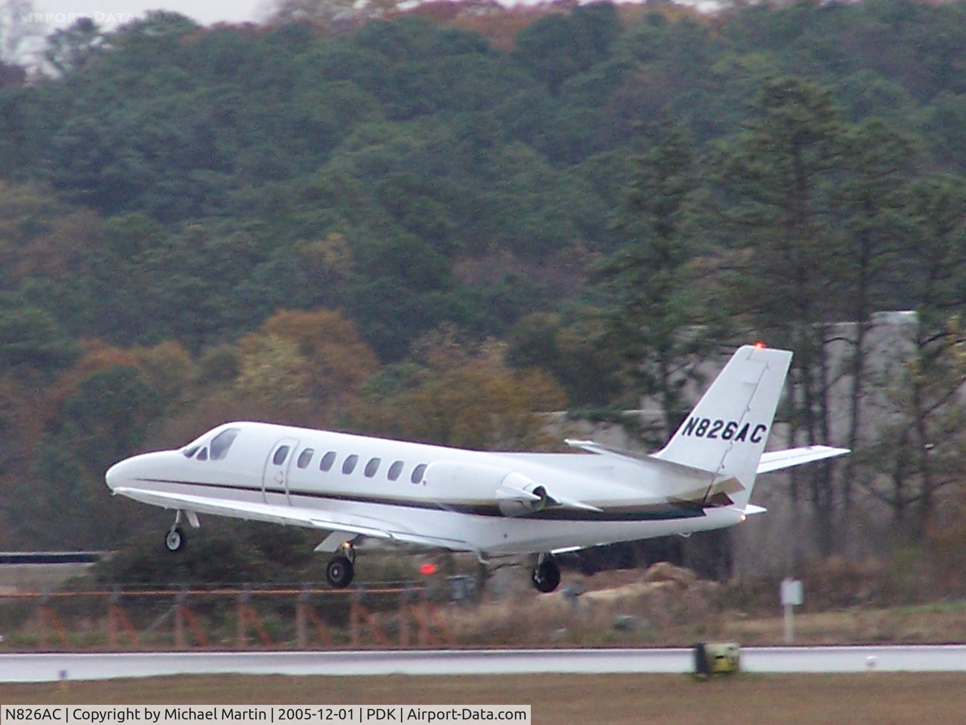 N826AC, 1993 Cessna 560 C/N 560-0242, Takeoff from 2R