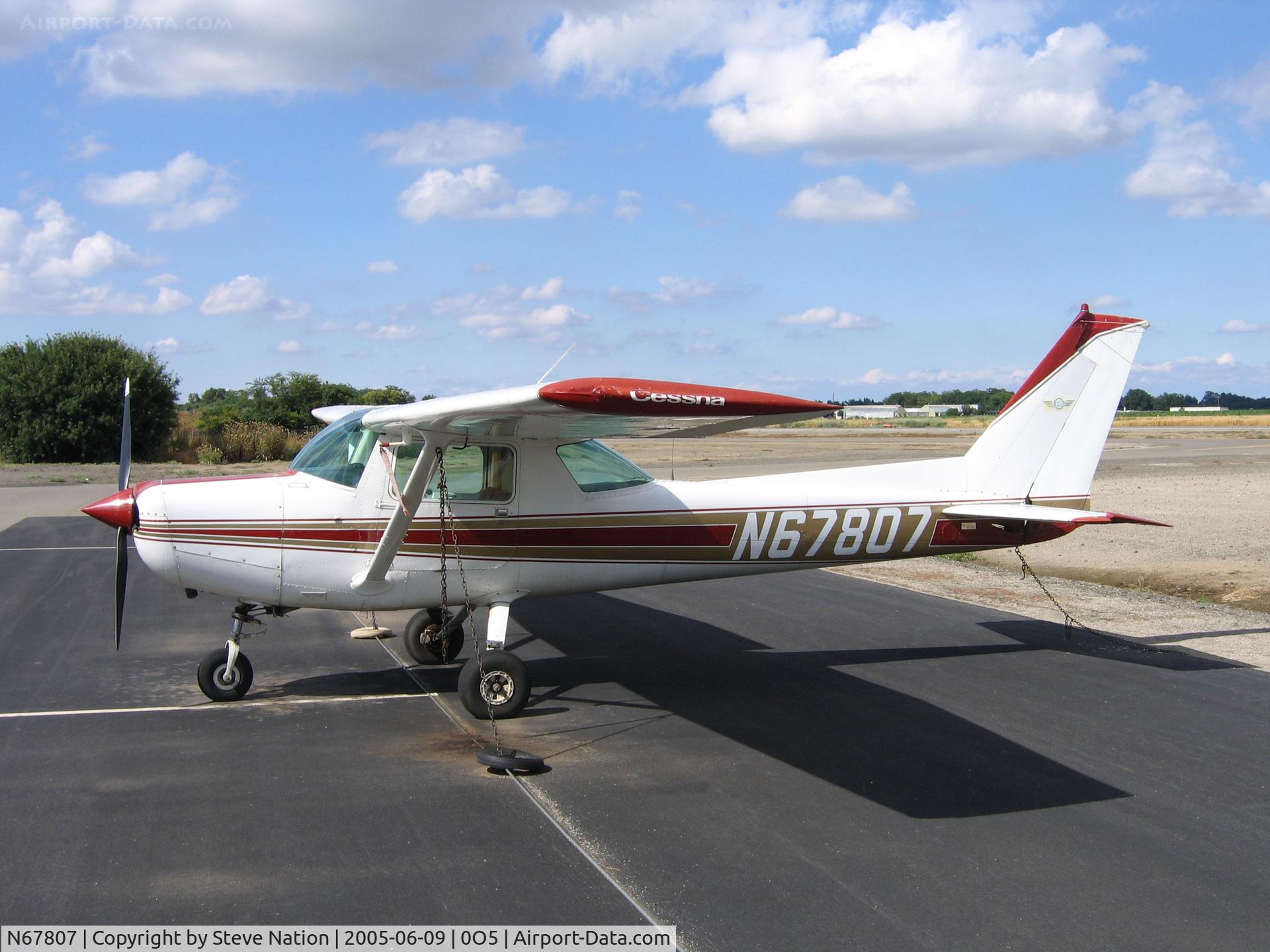 N67807, 1978 Cessna 152 C/N 15282031, Cal Aggie Flying Farmers 1978 Cessna 152 at University Airport, Davis, CA