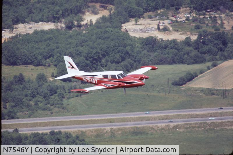 N7546Y, 1965 Piper PA-30 Twin Comanche Twin Comanche C/N 30-609, Tracking a Homing Pigeon