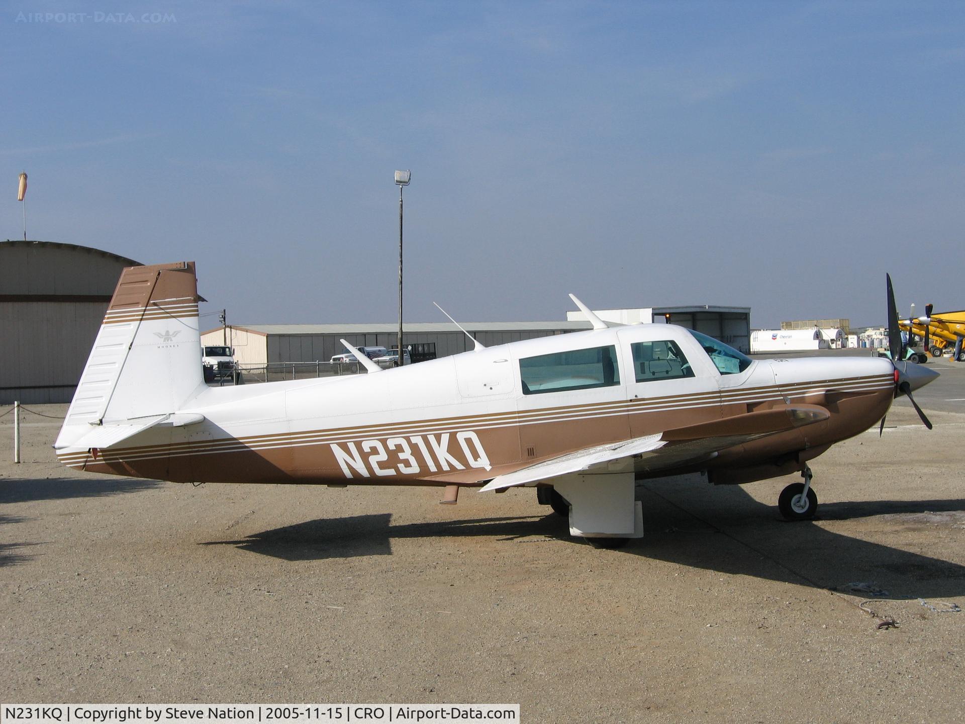 N231KQ, 1980 Mooney M20K C/N 25-0287, Eroica Aviation 1980 Mooney M20K near Corcoran, CA