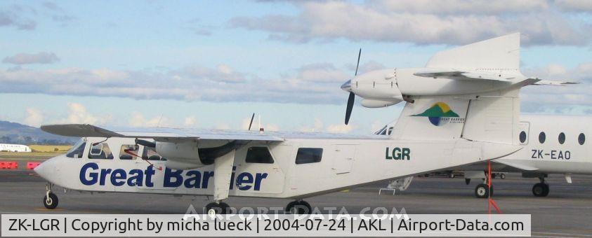 ZK-LGR, 1974 Britten-Norman BN-2A Mk.III-1 Trislander C/N 372, Great Barrier's Trislander at Auckland Domestic