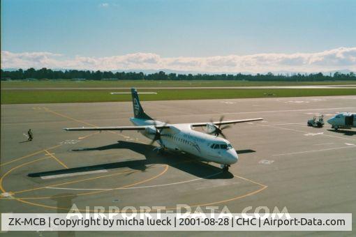 ZK-MCB, 1999 ATR 72-212A C/N 598, ATR 72-500 at Christchurch
